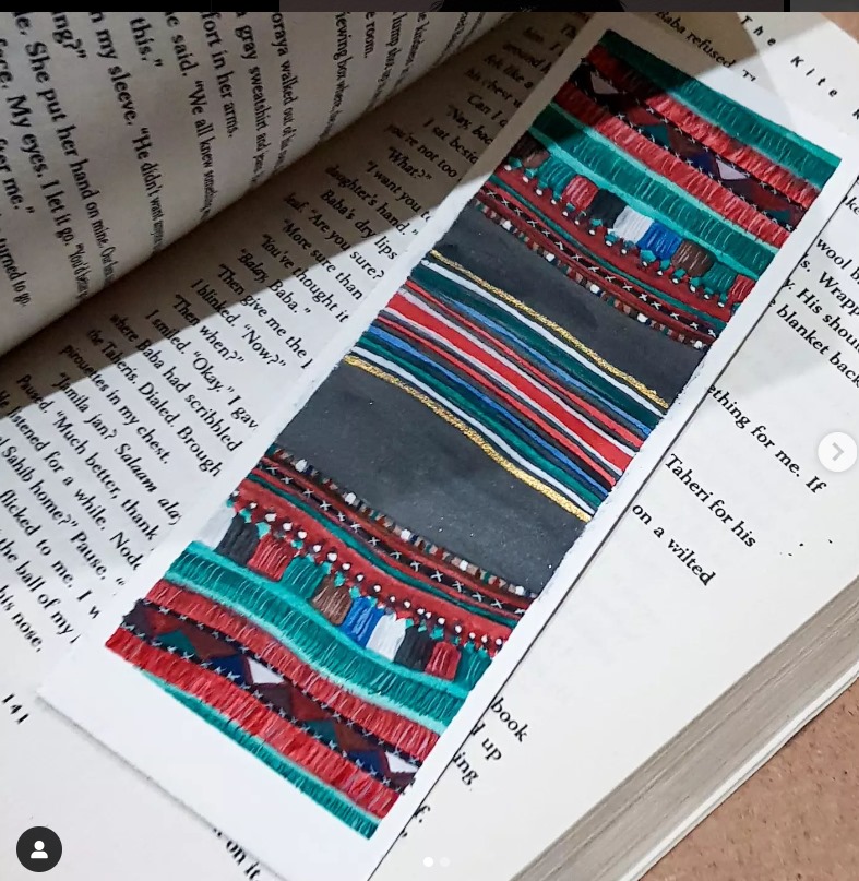 Traditional Balochi Pattern Bookmark