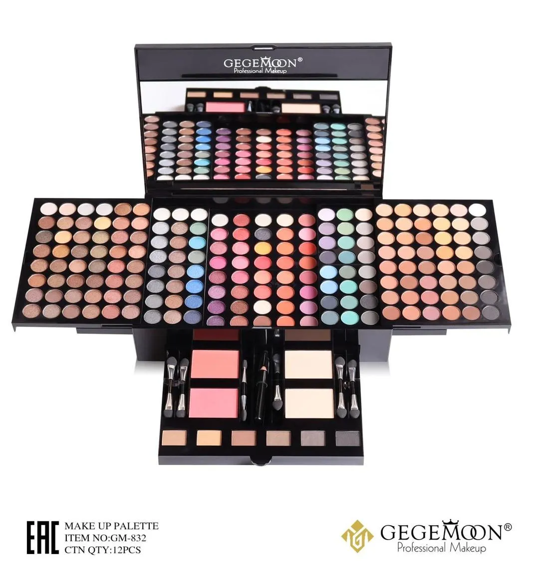 Gegemoon Blockbuster Makeup Palette– 184 Colors Eyeshadow| Full Face Professional Makeup Kit