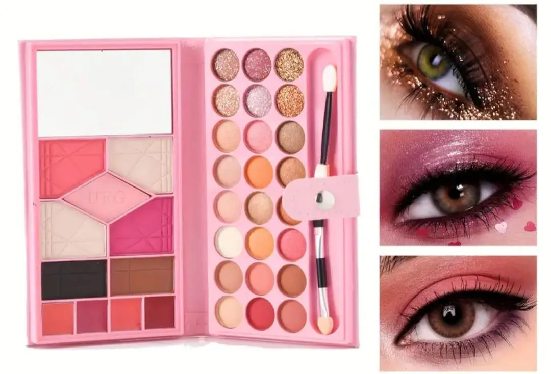 Matte And Glitter Eyeshadow Palette 1 Pc - 200 g