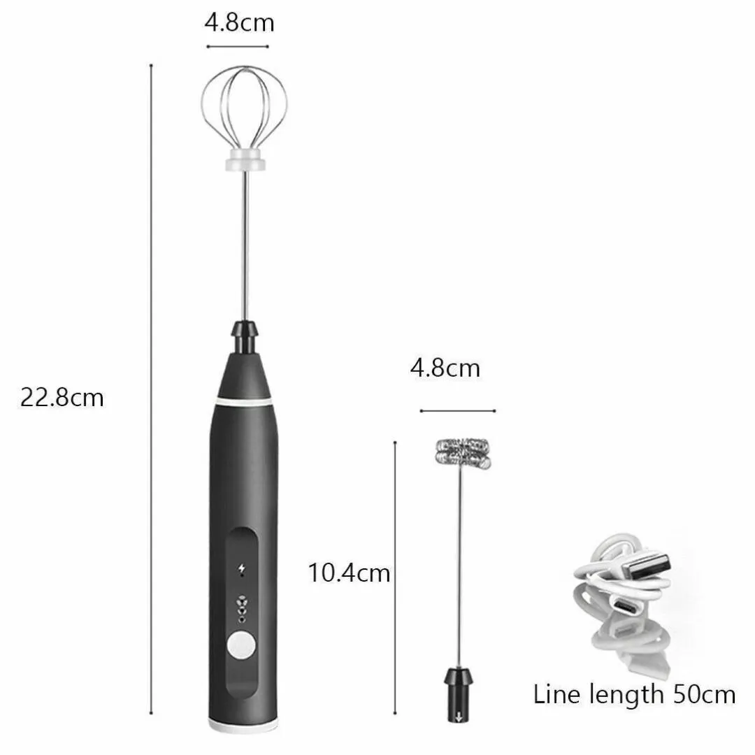 Electric Coffee Beater & Milk Frother Handheld Mixer