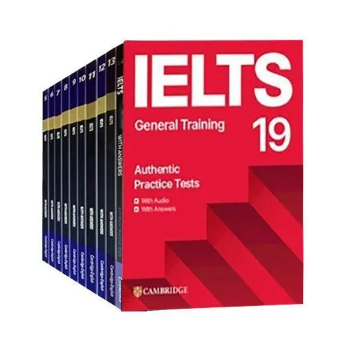 ILETS General Nine Books Set 11- 19 With Audio QR code