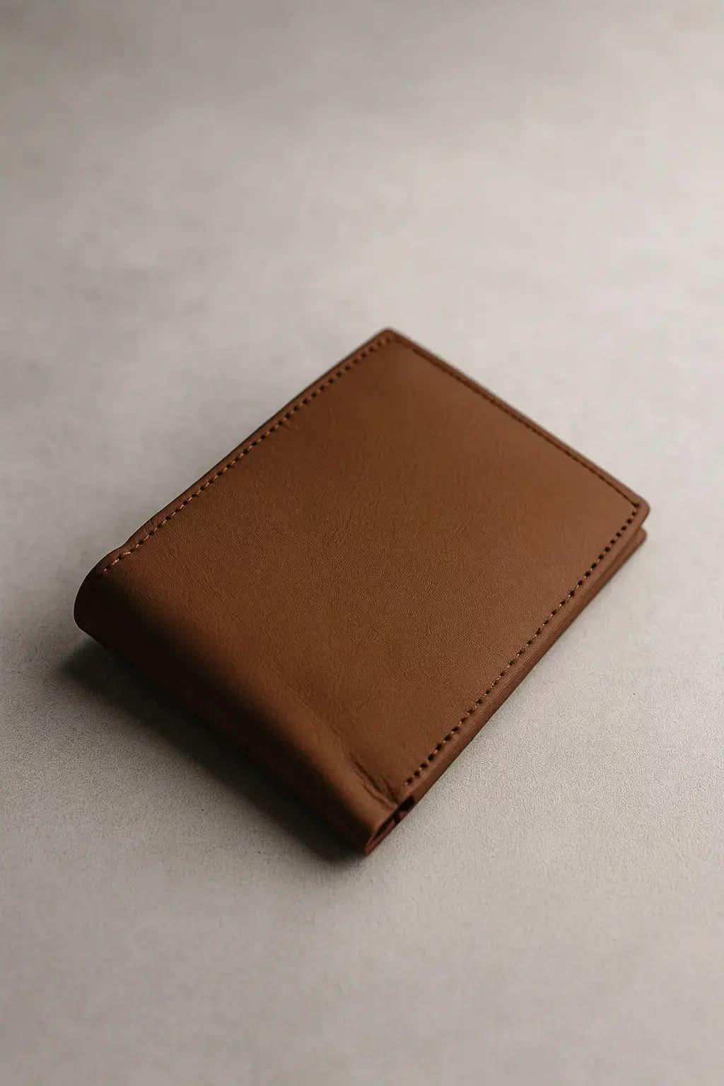 Slim RFID Leather Wallet – Minimalist Bifold in Multiple Colors