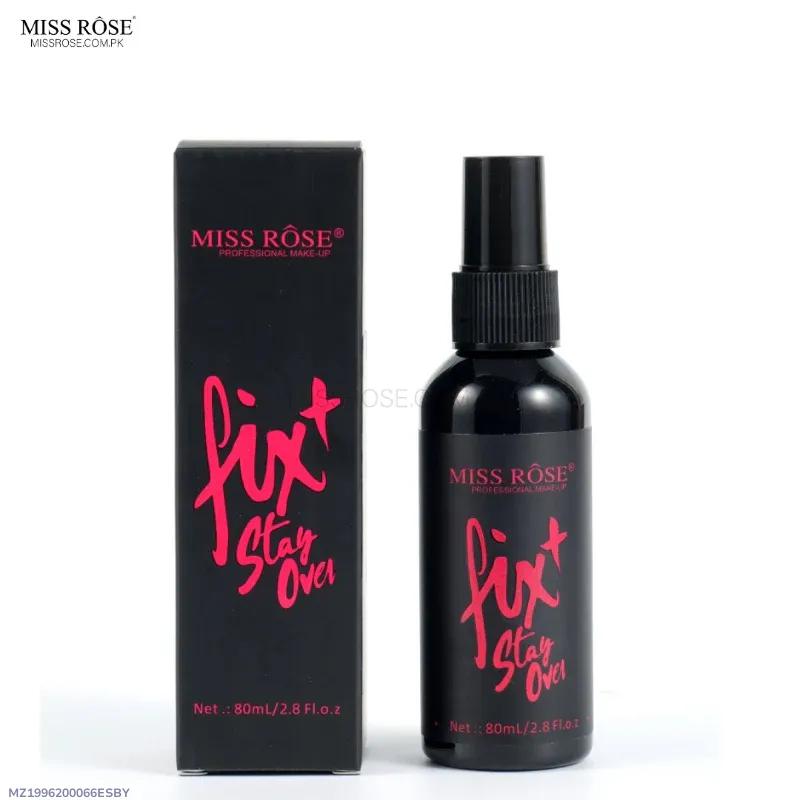 Miss Rose Fix Stay Over Makeup Fixer Spray 80ml – Long Lasting, Waterproof & Professional Finish