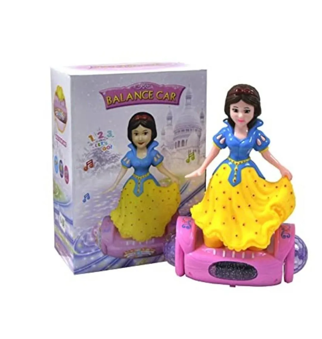 Balance Car Doll with Rotation and 3D Lighting, Toy Doll for baby, Kids, Girls.